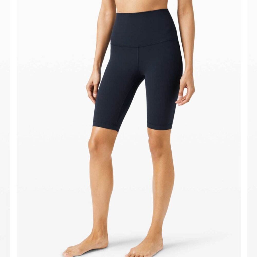 Lululemon Align Super High Rise Short *10" True Navy Size 4